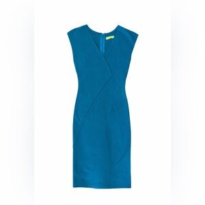 Elegant Teal Women's Sheath Dress Size S but fits like XSP